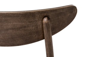Eva Walnut Dining Chairs - 2 in stock