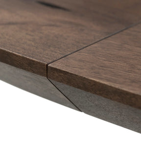 Beatrice Round Extendable Dining Table in Dark Walnut