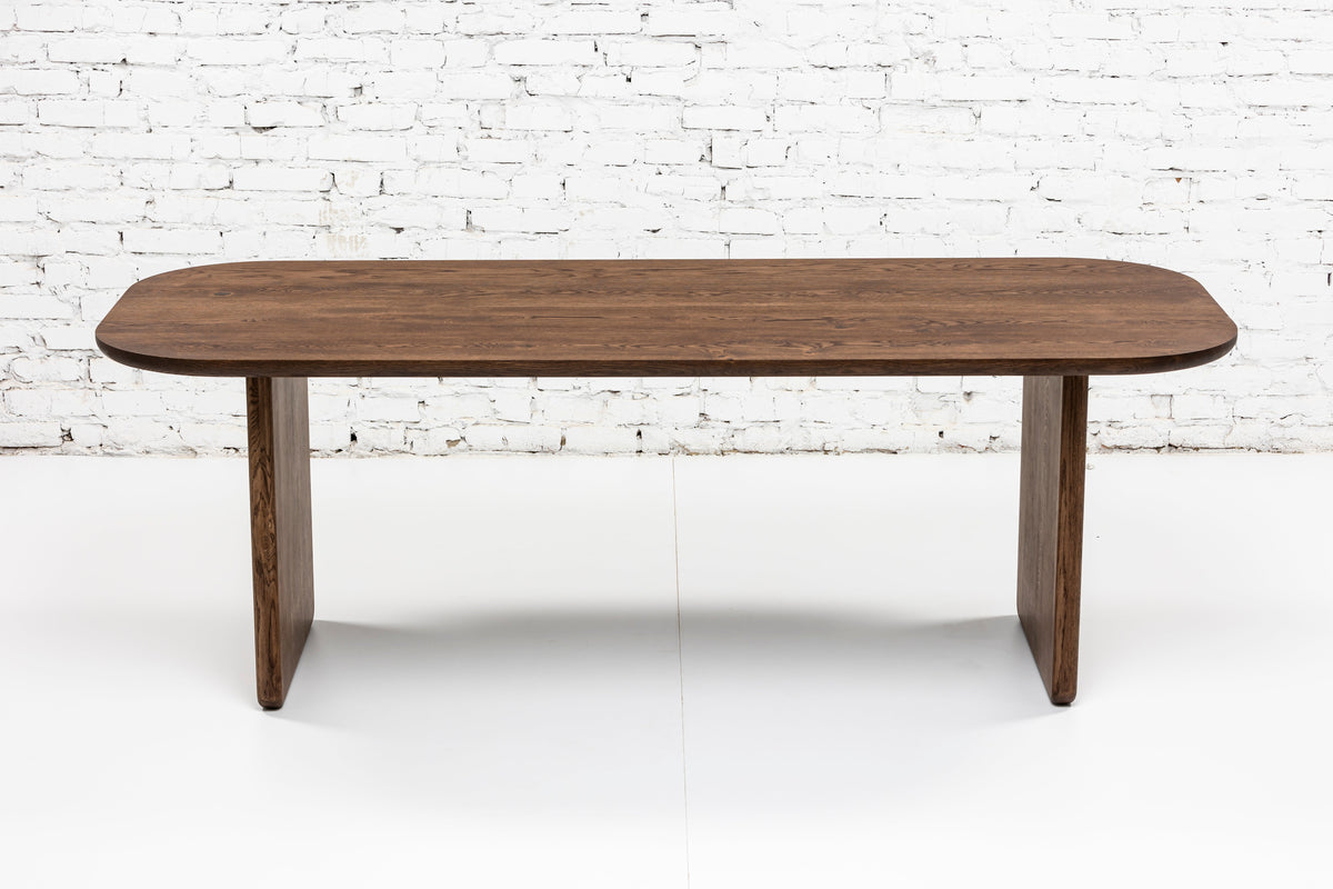 Heba Chocolate Dark Oak Dining Table