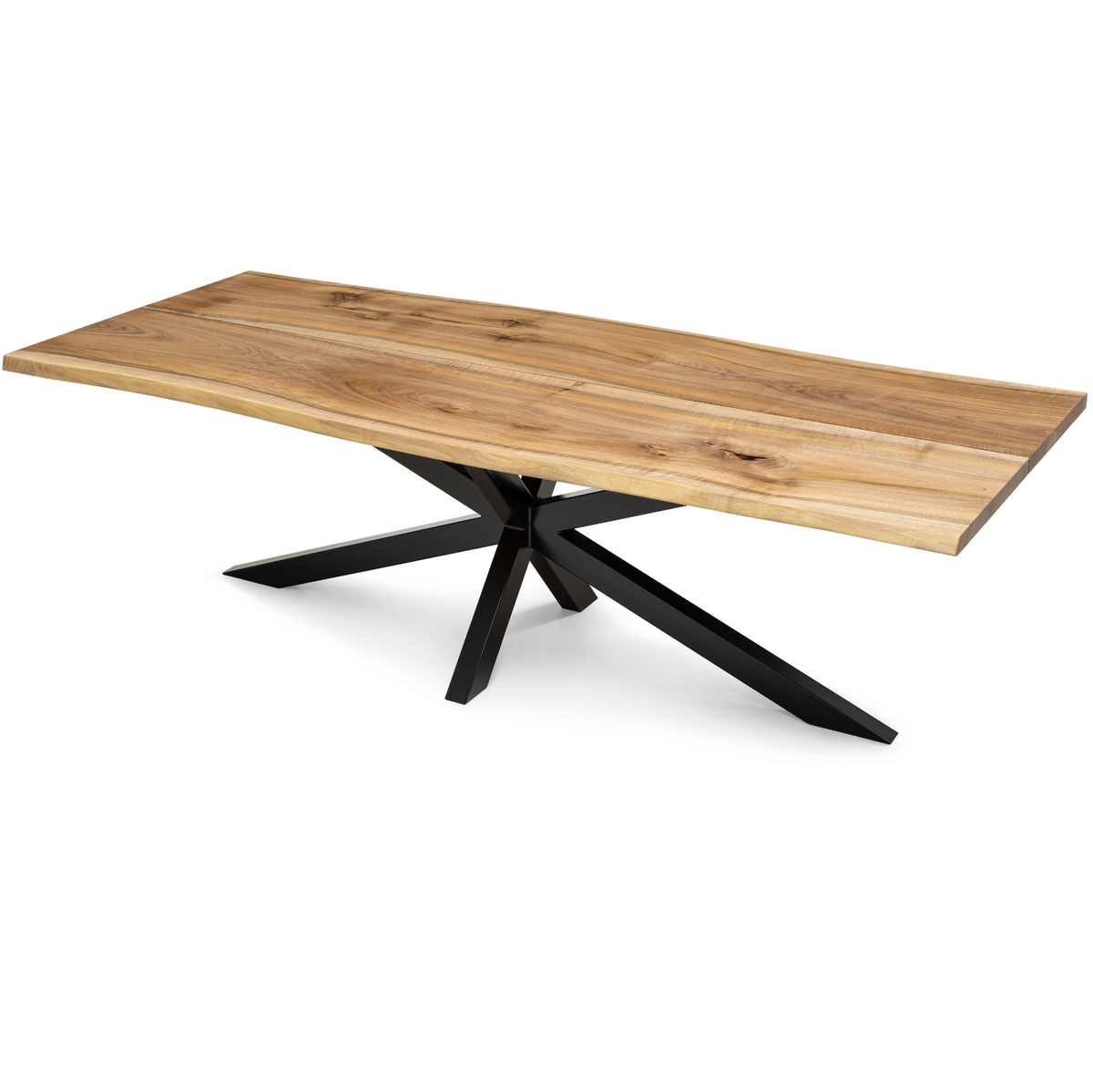 Julia Extendable Dining Table Spider Leg in Walnut